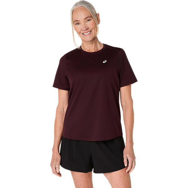 Asics Core SS Top Dark Currant