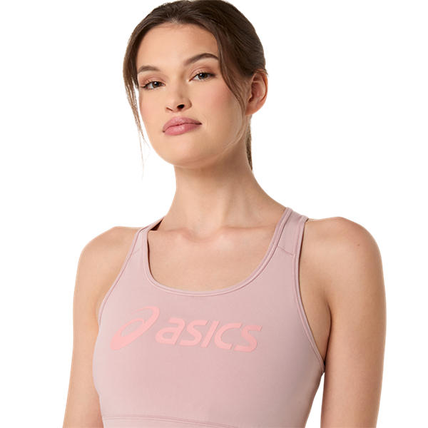 Asics Essential Asics Logo Bra Morganite