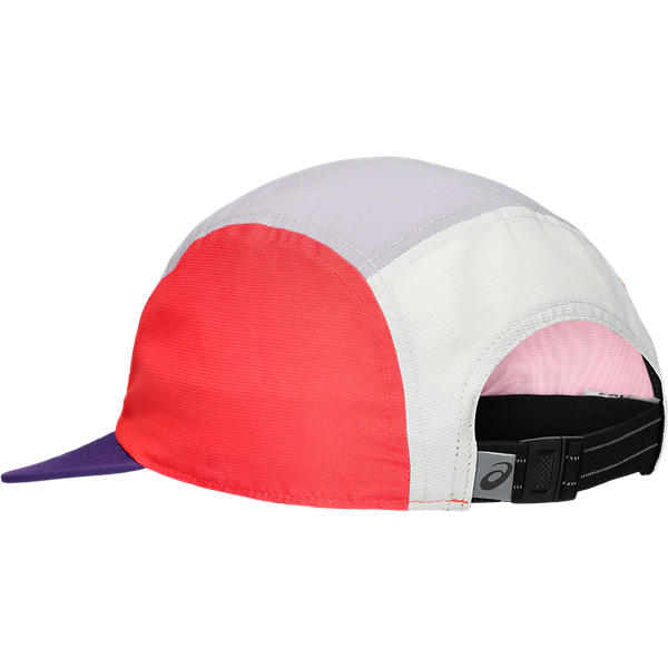 Asics 5 Panel Cap Flash Red/Edo Purple