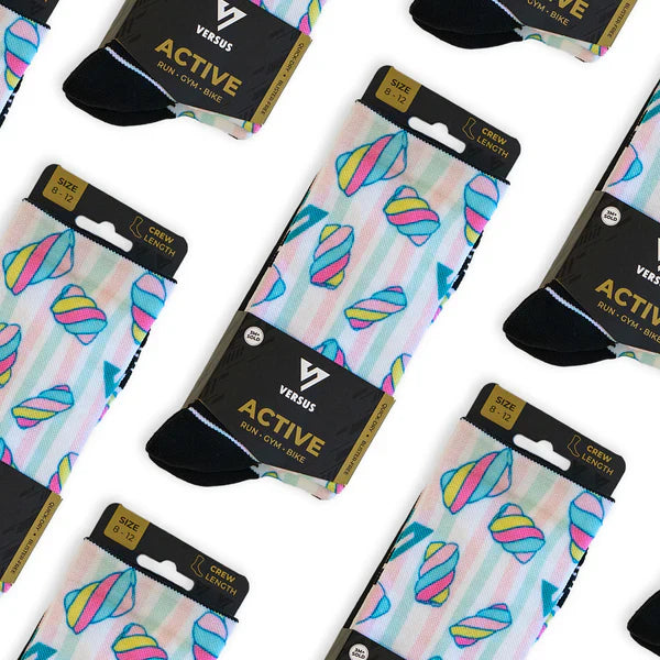 Versus Marshmallows Active Crew Socks