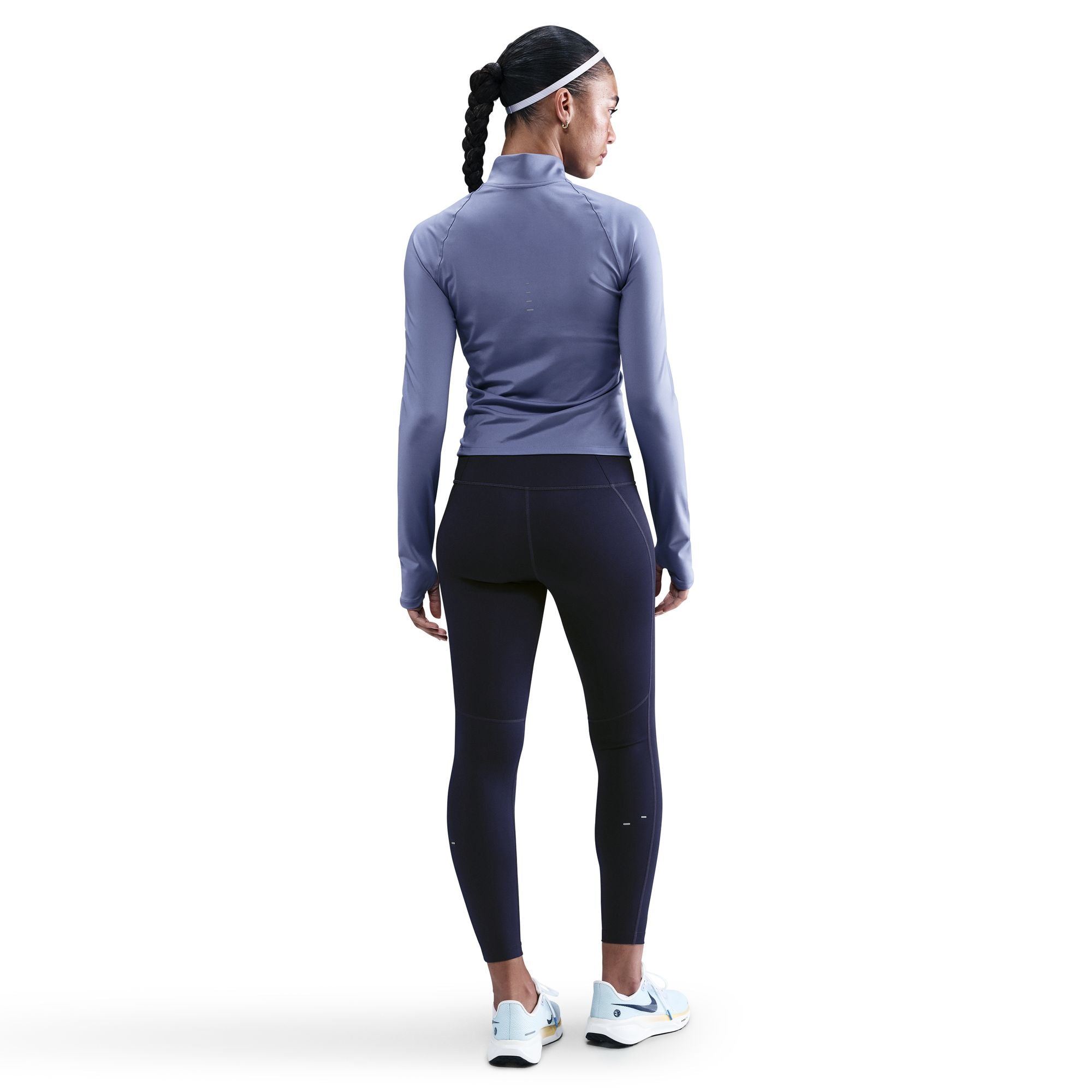 Nike Swift Dri-FIT Full-Zip Mid-Layer Running Top World Indigo