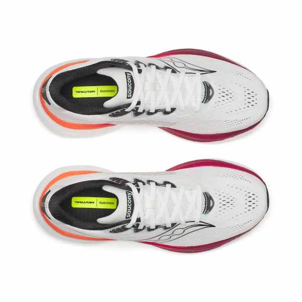 Saucony Ride 19 White/Crimson