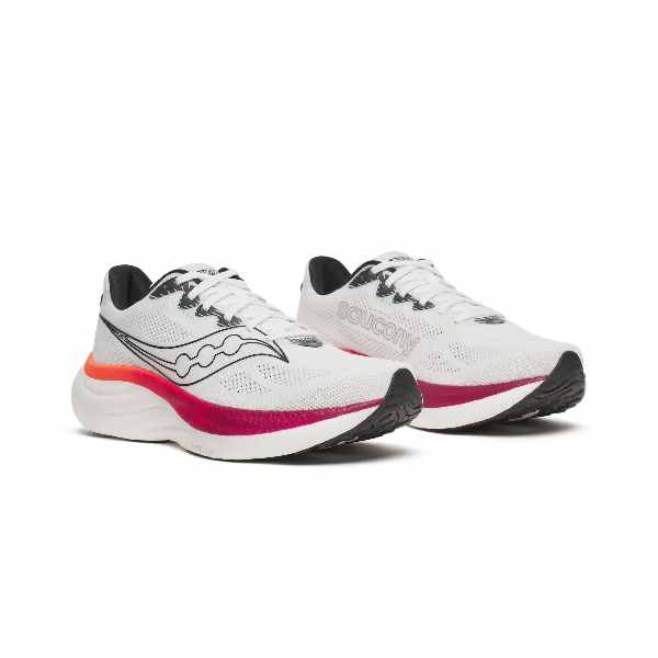 Saucony Ride 19 White/Crimson