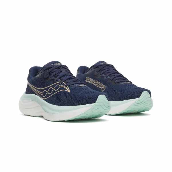 Saucony Ride 19 Navy/Aqua