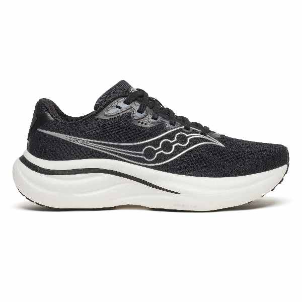 Saucony Ride 19 Black/Sliver 2e