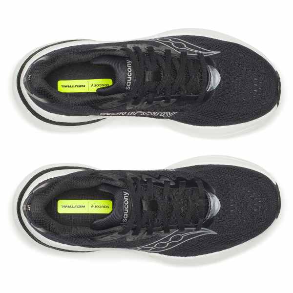 Saucony Ride 19 Black/Sliver 2e