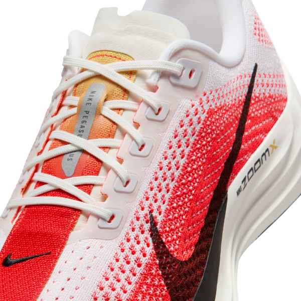 Nike Pegasus Plus White/Bright Crimson