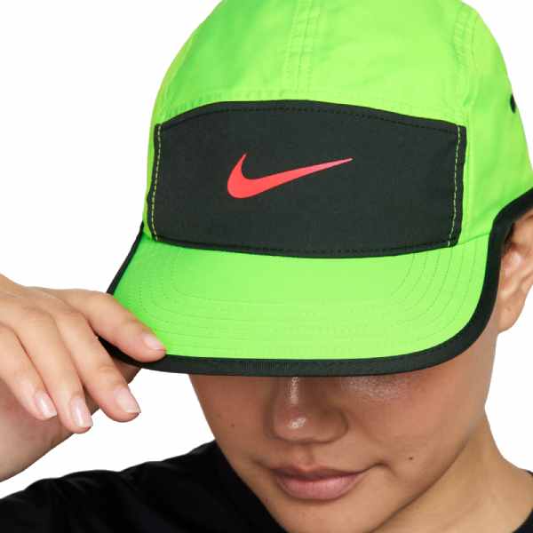 Nike Fly Dri-FIT Unstructured Swoosh Cap Electric Green/black Spruce
