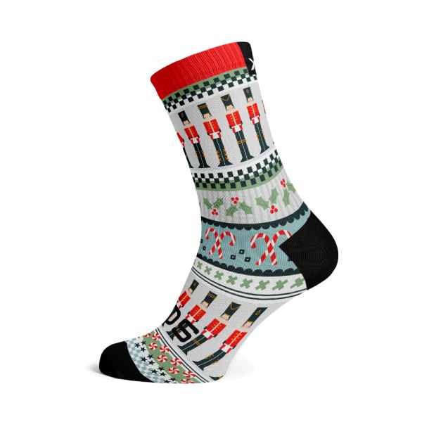 Sox Holly Jolly Nutcracker Crew Socks