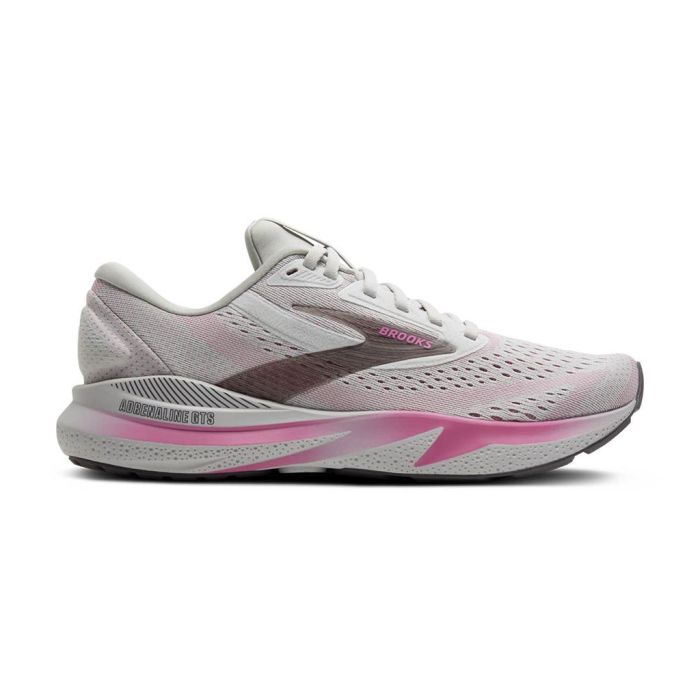 Brooks Adrenaline GTS 24 Oyster/Excalibur/Pink