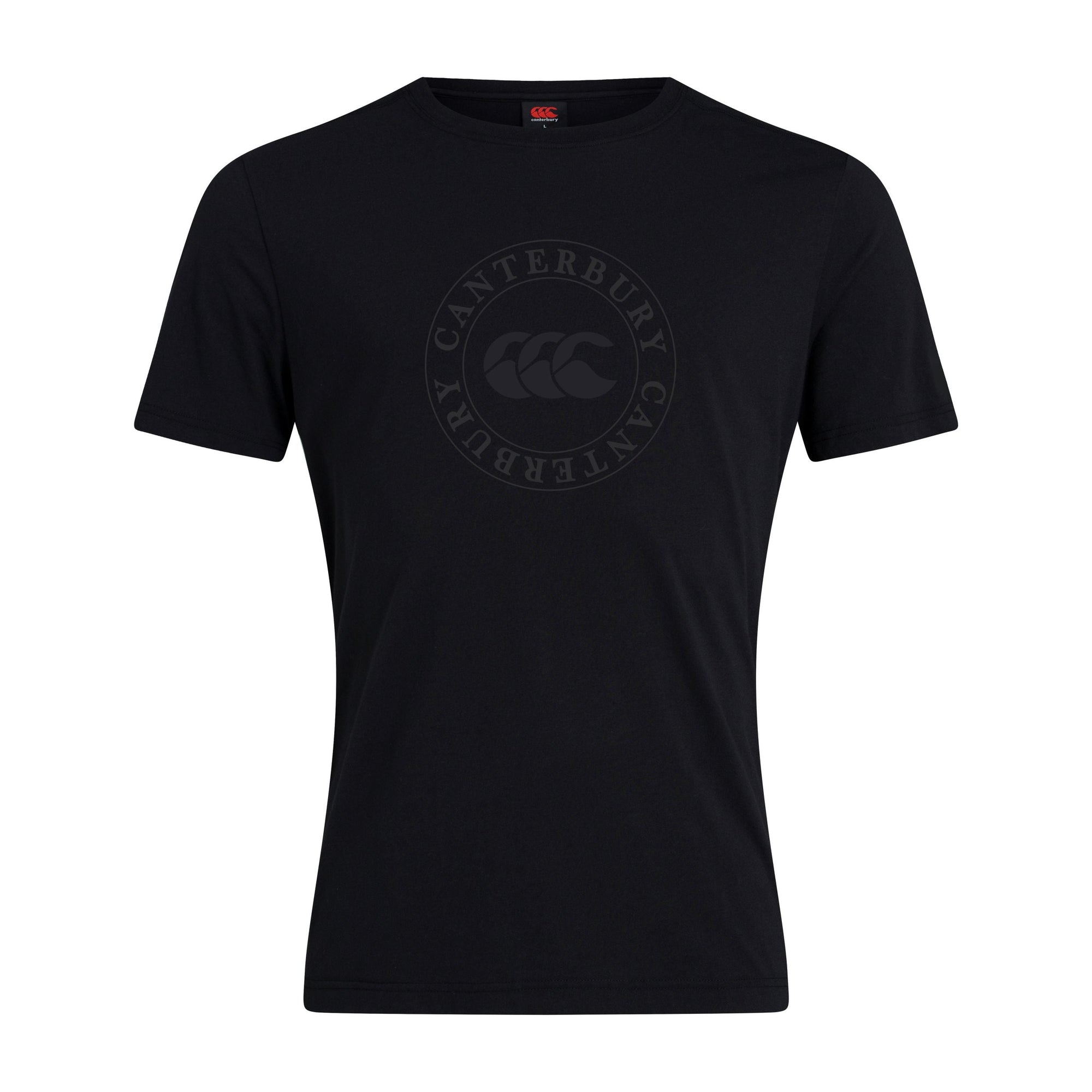Canterbury CCC Sports Dept Logo Black T-Shirt