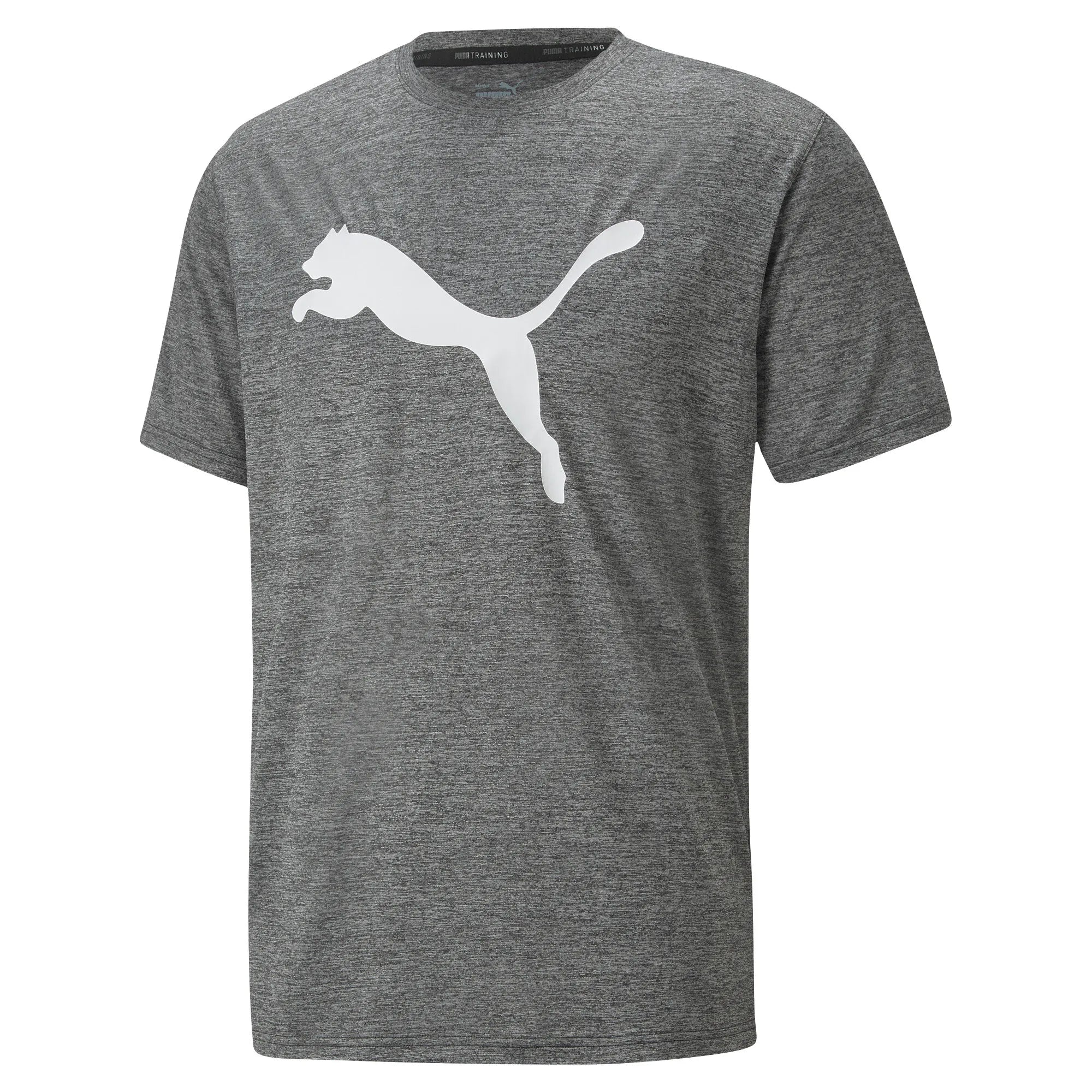 Puma Train Favourite Heather Cat Tee Black Heather