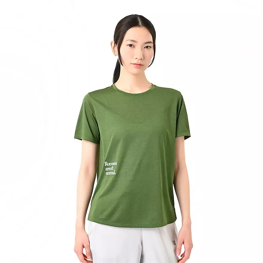 New Balance Athletics Graphic T-Shirt Dark Alpine Green